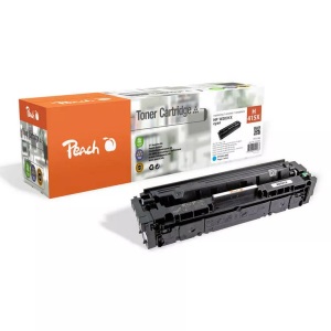 Peach, Peach Tonermodul cyan kompatibel zu HP 415X, W2031X, Peach HP 415 X Toner XL cy ersetzt HP No. 415X, W2031X für z.B. HP Color LaserJet Pro MFP M 479 fdn, HP Color LaserJet Pro MFP M 479 dw
