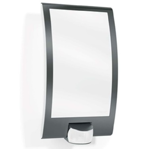 Steinel, Steinel L 22 035709 Außenwandleuchte mit Bewegungsmelder EEK: abhängig v. Leuchtmittel (A++ - E) LED E27 60 W Anthrazit, Steinel L 22 Aussenwandlampe
