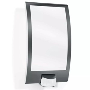 Steinel, Steinel L 22 035709 Außenwandleuchte mit Bewegungsmelder EEK: abhängig v. Leuchtmittel (A++ - E) LED E27 60 W Anthrazit, Steinel L 22 Aussenwandlampe