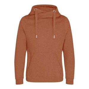 Awdis, Cross Neck Kapuzenpullover Unisex Dunkelorange M, AWDis - Cross Neck Kapuzenpullover, für Herren, Dunkelorange, Größe M