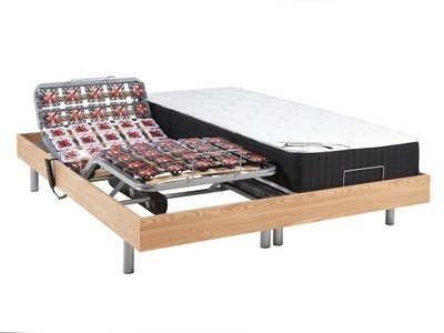 Vente-unique, Matratzen elektrischer Lattenrost Matratzen elektrischer Lattenrost, Vente-unique - Matratzen elektrischer Lattenrost, 80X200CM, Beige