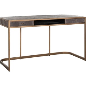 Richmond Interiors, Schreibtisch Classio gold 140, Schreibtisch Classio gold 140