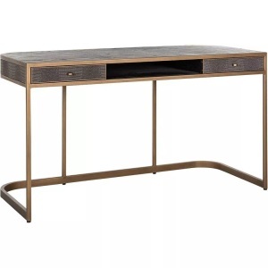 Richmond Interiors, Schreibtisch Classio gold 140, Schreibtisch Classio gold 140