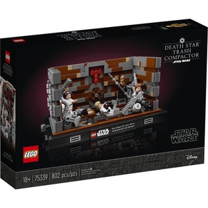 LEGO, 75339 Star Wars Müllpresse im Todesstern ? Diorama, Konstruktionsspielzeug, LEGO® Spielbausteine »Wars Müllpresse im Todesstern ? Diorama 75339«, (802 St.)
