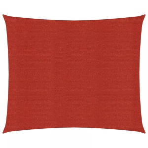 vidaXL, vidaXL Sonnensegel 160 g/m² Rot 5x5 m HDPE