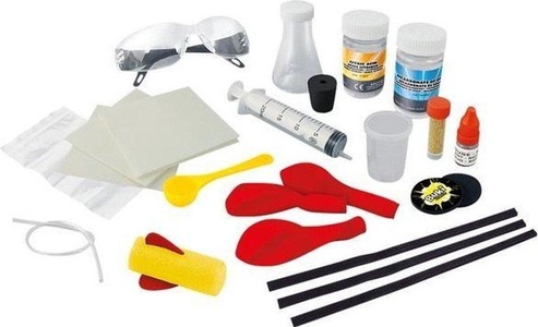 Buki, Buki Experimentierkasten Explosive, BUKI Kinder Chemielabor mit 15 Experimenten schwarz/mehrfarbig