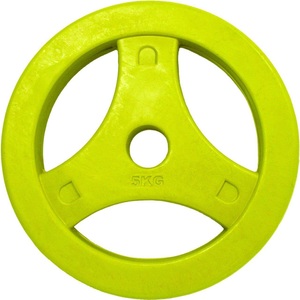 Tunturi, Tunturi Aerobic Disc Gewichtsscheiben 5 kg Einzeln gelb, 