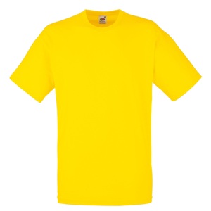 Fruit Of The Loom, Kurzarm Tshirt Herren Gelb 3XL, Fruit of the Loom - Kurzarm TShirt, für Herren, Gelb, Größe 3XL