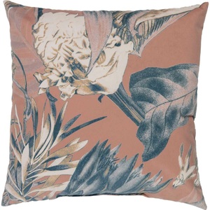 mutoni living, Kissen Bouquet Printed Velvet Melon 50x50, Kissen Bouquet Printed Velvet Melon 50x50