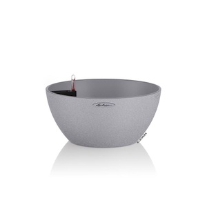 Lechuza, Lechuza Blumentopf Cubeto Color 30 Grau, Lechuza Cubeto Stone 13830 Pflanzgefäß Stein-Grau