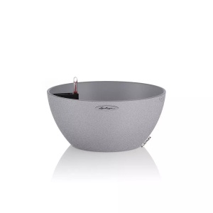 Lechuza, Lechuza Blumentopf Cubeto Color 30 Grau, Lechuza Cubeto Stone 13830 Pflanzgefäß Stein-Grau