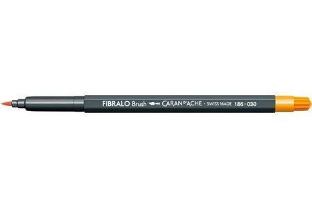 Caran d'ache, CARAN D'ACHE Classic Fibralo Brush 186.03 orange, Caran d'Ache Classic Fibralo Brush, orange, 186.030