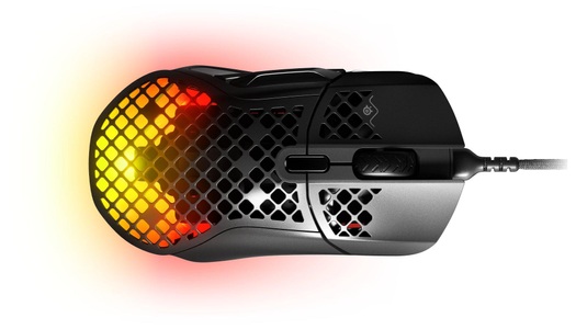 Steelseries, Aerox 5, Gaming-Maus, STEELSERIES Aerox 5 - Gaming Maus, Kabelgebunden, Optisch mit Laserdioden, 18000 dpi, Schwarz