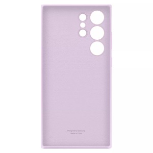Samsung, Samsung - Galaxy S23 Ultra 5G Silikon Cover Hülle (EF-PS918TVEGWW) - Lila, Samsung Back Cover Silicone Galaxy S23 Ultra Lavender
