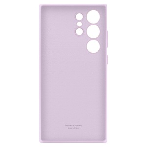 Samsung, Samsung - Galaxy S23 Ultra 5G Silikon Cover Hülle (EF-PS918TVEGWW) - Lila, Samsung Back Cover Silicone Galaxy S23 Ultra Lavender