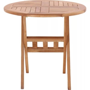 mutoni Garten, Balkontisch Teak rund 80x80, Balkontisch Teak rund 80x80