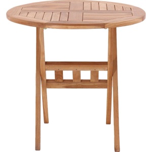 mutoni Garten, Balkontisch Teak rund 80x80, Balkontisch Teak rund 80x80