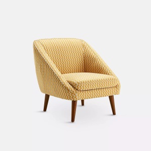 LA REDOUTE INTERIEURS, Vintage-Sessel SÉMÉON, La Redoute Intérieurs - Sessel Séméon, 1P, Gelb