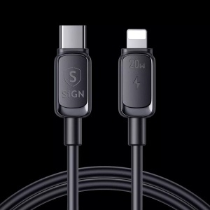 B2X, B2X - USB-C-auf-Lightning-Kabel 20 W, 2 m ? Schwarz, 2 Meter