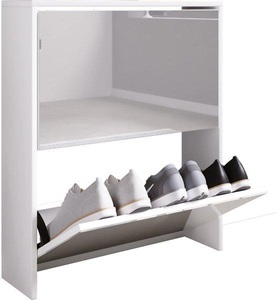VCM, Holz Schuhschrank Schuhkommode Schuhregal Schuhständer Spiegel Stido L Holz Schuhschrank Schuhkommode Schuhregal Schuhständer Spiegel Stido L, VCM - Holz Schuhschrank Schuhkommode Schuhregal Schuhständer Spiegel Stido L, 63 CM, Weiss