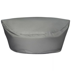 Beliani, Regenschutz für Sonneninsel SYLT 165 x 1, Beliani - Regenschutzhülle aus PVC CHUVA, One Size, Taubengrau