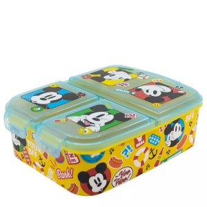 STOR, Mickey Mouse Fun-tastisch - Lunchbox mit Fächern Mickey Mouse Fun-tastisch - Lunchbox mit Fächern, 