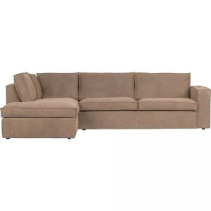 mutoni living, Ecksofa Freddie links hellbraun, Ecksofa Freddie links hellbraun