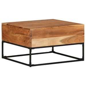 vidaXL, vidaXL Couchtisch 68x68x41 cm Massivholz Akazie, vidaXL Couchtisch 68x68x41 cm Massivholz Akazie