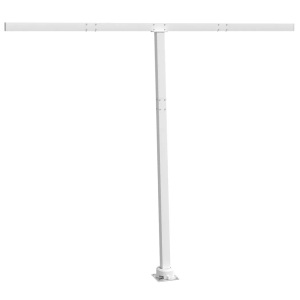 vidaXL, vidaXL Stützen für Markisen Weiß 300x245 cm Eisen, vidaXL Stützen für Markisen Weiß 300x245 cm Eisen