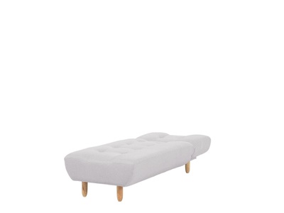 Beliani, Beliani Chaiselongue hellgrau verstellbar ALSTEN, 