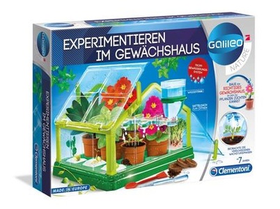 Clementoni, Experimentieren im Gewächshaus, Experimentierkasten, Clementoni® Experimentierkasten »Experimentieren im Gewächshaus«
