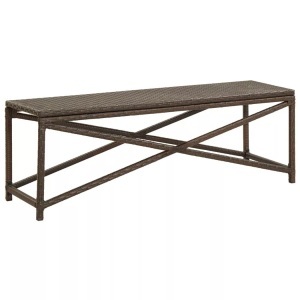 Diverse Hardware, Gartenbank 120 cm Poly Rattan Braun, vidaXL Gartenbank 120 cm Poly Rattan Braun