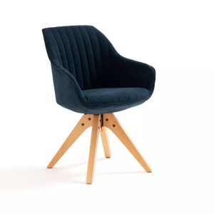 LA REDOUTE INTERIEURS, Drehbarer Bürosessel JIMI Drehbarer Bürosessel JIMI, La Redoute Intérieurs - Drehbarer Bürosessel JIMI, One Size, Blau