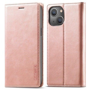 Cover-Discount, iPhone 13 - Stand Flip Case Hülle rosa, 