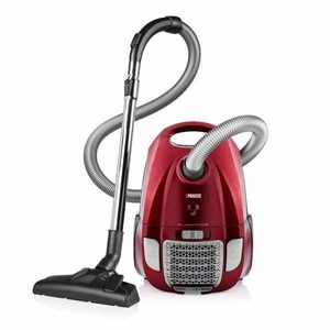Princess, Princess Power Deluxe Staubsauger mit Beutel 700 W Rot, Silber, Princess Power Deluxe Staubsauger 700 W mit Staubbeutel
