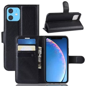 Cover-Discount, iPhone 11 - Leder Etui Hülle mit Kartenfach, Cover-Discount - iPhone 11 Leder Etui Hülle Mit Kartenfach, Weiss Bunt