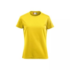 Clique, Ice Tshirt Damen Gelb Bunt M, Clique - Ice TShirt, für Damen, Gelb Bunt, Größe M