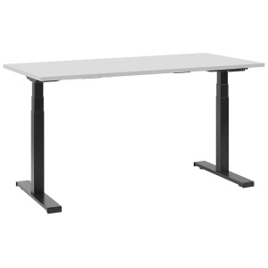 Beliani, Schreibtisch aus Spanplatte Modern DESTIN Schreibtisch aus Spanplatte Modern DESTIN, Beliani - Schreibtisch aus Spanplatte Modern DESTIN, One Size, Rauch