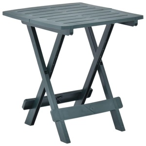vidaXL, vidaXL Gartentisch Klappbar Grün 45x43x50 cm Kunststoff