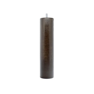LA REDOUTE INTERIEURS, 4er-Pack Bettfüsse, rund, Höhe. 25 cm, La Redoute Intérieurs - 4er-Pack zylinderförmige Füsse, 4 Stück, Schwarz