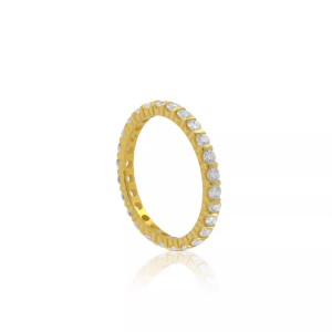 MUAU Schmuck, Mémoire Ring Diamant 1.00ct. Gelbgold 750 Damen Gelbgold 52, MUAU Schmuck - Mémoire Ring Diamant 1.00ct. Gelbgold 750, 52,