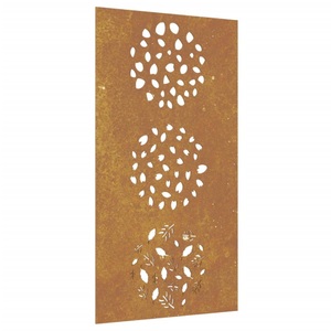 vidaXL, vidaXL Garten-Wanddeko 105x155 cm Cortenstahl Blatt-Design, vidaXL Garten-Wanddeko 105x55 cm Cortenstahl Blatt-Design