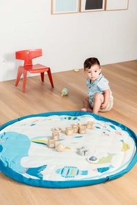 PlayGo, PLAY & GO Playbag Designers Moulin Roty , Play&Go - Moulin Roty Voyage d'Olga Playmatsoft, 120cm, Multicolor