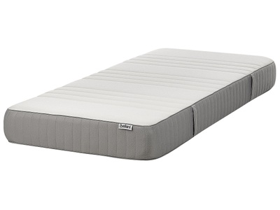 Beliani, Matratze aus Polyester CHEER Matratze aus Polyester CHEER, Beliani - Schaummatratze aus PU-Schaum CHEER, 90x200 cm, Weiss Bunt