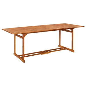 vidaXL, vidaXL Garten-Esstisch 220x90x75 cm Massivholz Akazie