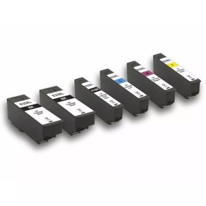 Peach, Peach Spar Pack Plus Tintenpatronen XL kompatibel zu Epson No. 33XL, T3357, Peach Tintenset Epson T3357 C, M, Y, 3x BK