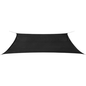 Diverse Hardware, Sonnensegel HDPE Rechteckig 4x6 m Anthrazit