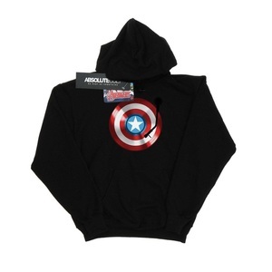 Marvel, Captain America Drehscheibe Hoodie Damen Schwarz XL, 
