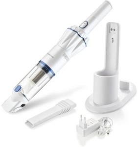 Genius, Genius Invictus One Handstaubsauger 8-teilig perlweiss, Handstaubsauger 