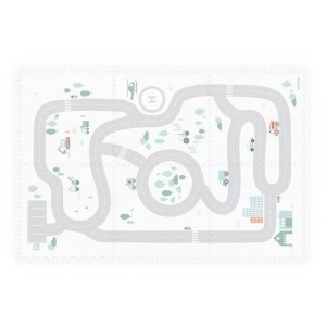 PlayGo, Spielmatte Road Eevaa Unisex Weiss 180cm, Play&Go - Spielmatte Road EEVAA, 180cm, Weiss